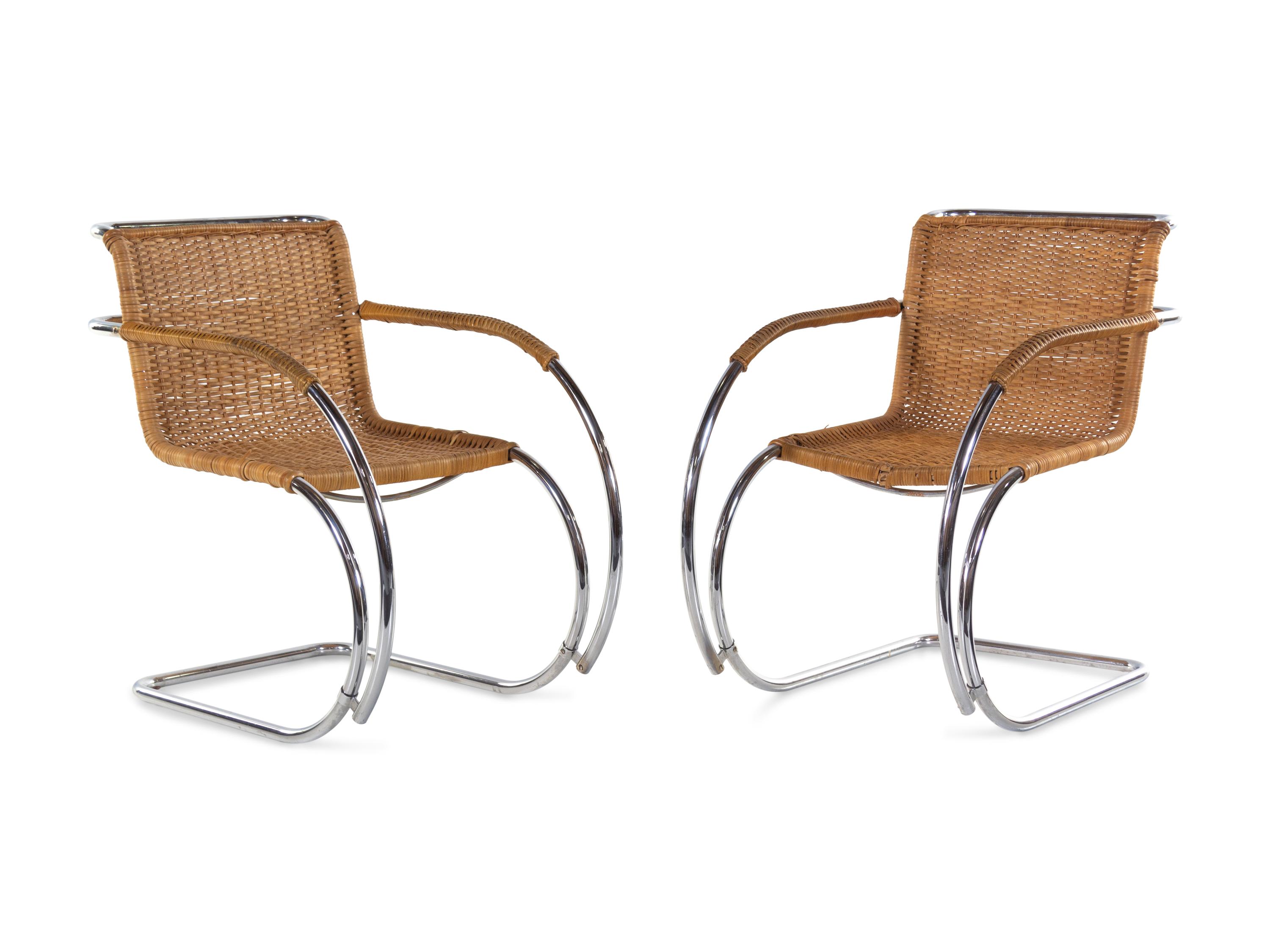 Pair of MR-20 Armchairs, Stendig, Italy