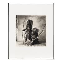 Irving Penn (American, 1917–2009) — Two Men with Grass Hair, New Guinea , 1970; printed 1983