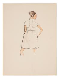 11 Michaele Vollbracht for Geoffrey Beene Fashion Illustrations, Late 1960s
