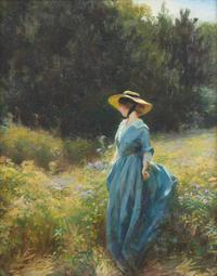 Lady in the Garden