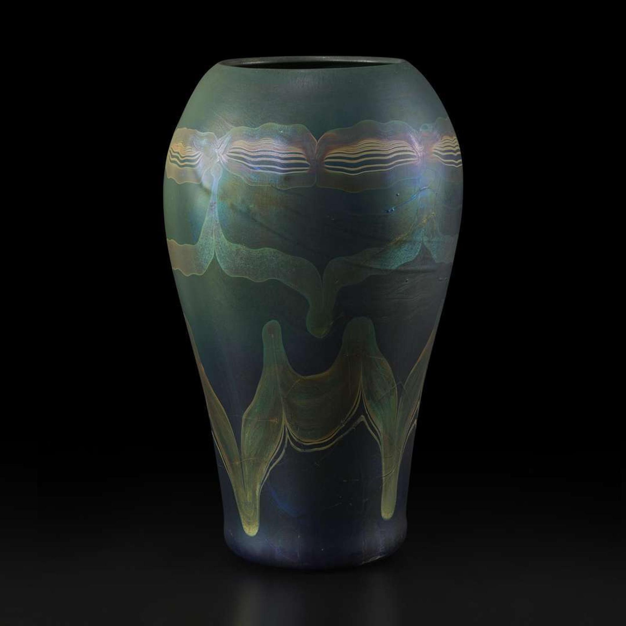 Tiffany Studios A Large Decorated Favrile Vase, New York, 1895