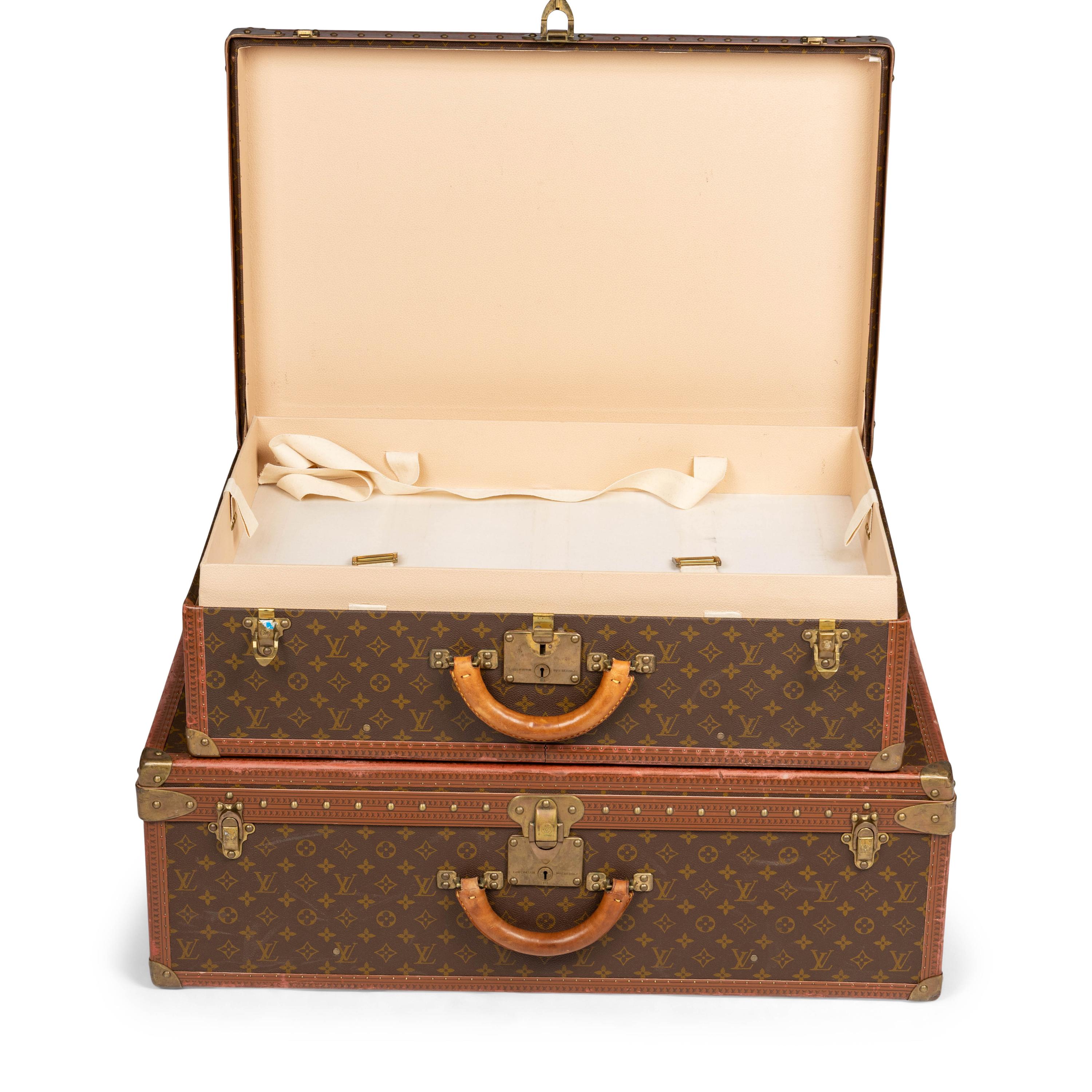 Louis Vuitton, Two Alzer Hard-Sided Suitcases