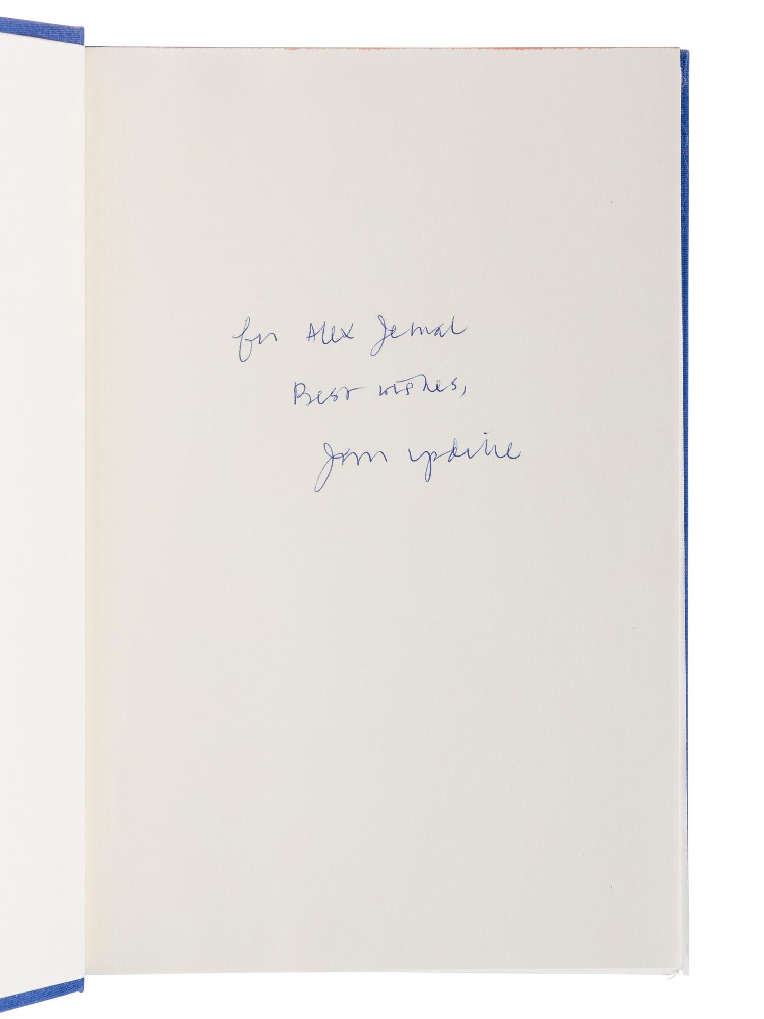 UPDIKE, John (1932-2009). A group of 19 FIRST EDITIONS of Updike’s works, MANY SIGNED, comprising: