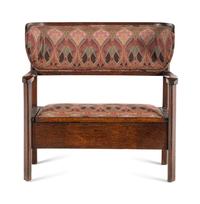 An Arts and Crafts Oak Hall Bench