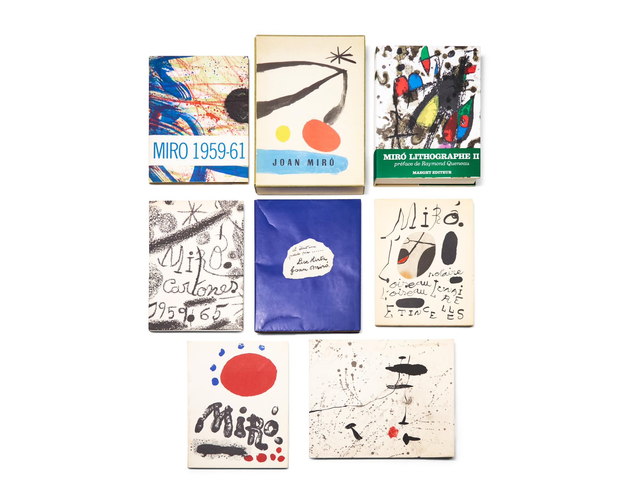 [Art] [Miro, Joan]. Group of 8 Titles