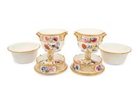 A Pair of Coalport Porcelain Fruit Coolers