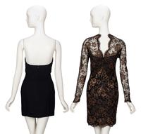 Geoffrey Beene, Two Cocktail Dresses