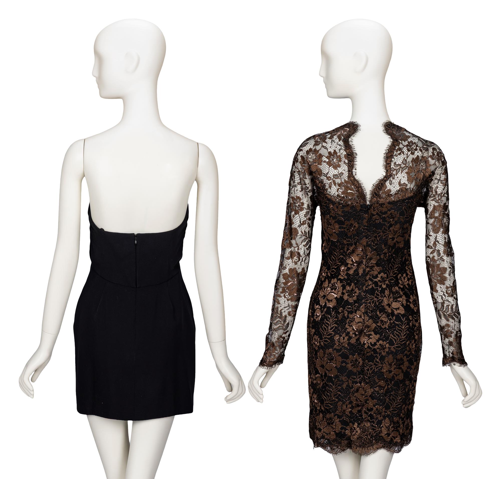 Geoffrey Beene, Two Cocktail Dresses