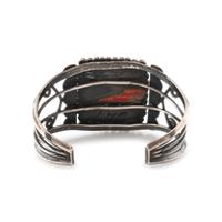 Navajo Silver and Turquoise Cuff Bracelet
