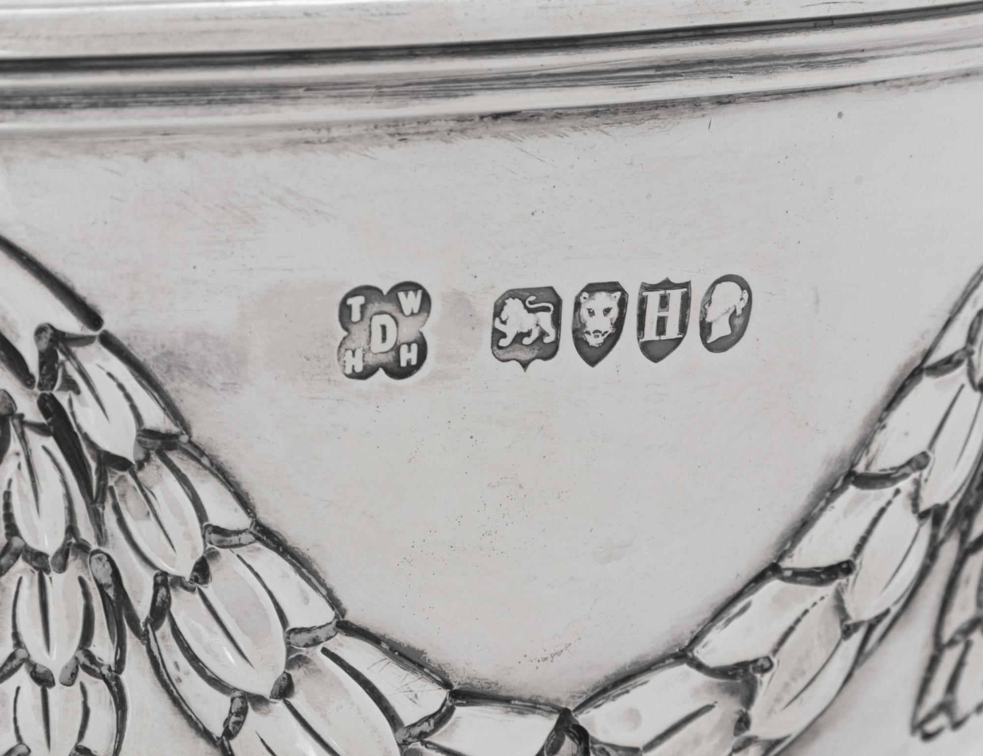 A Victorian Silver Centerpiece Bowl