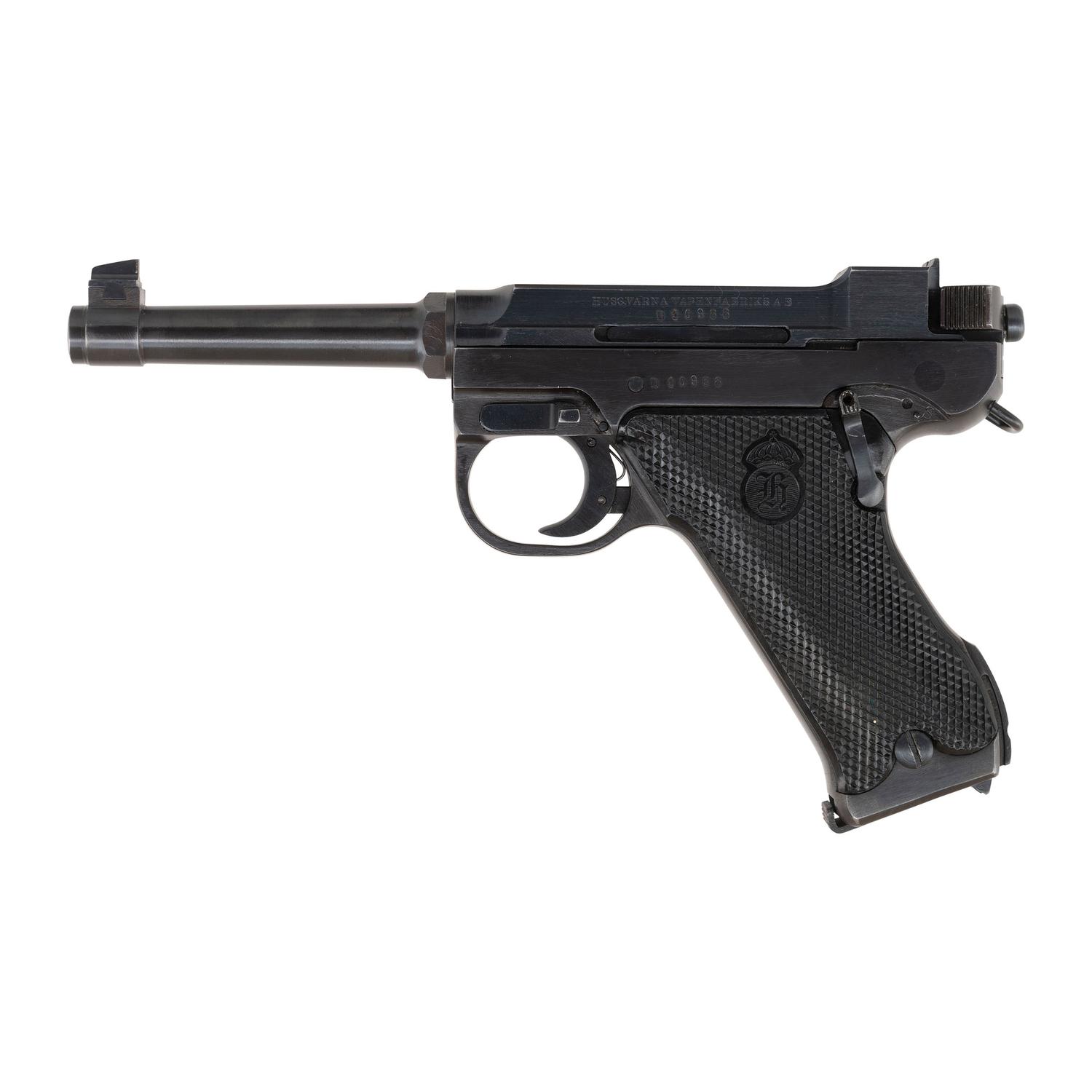 **Husqvarna Swedish Model 40 Lahti Pistol