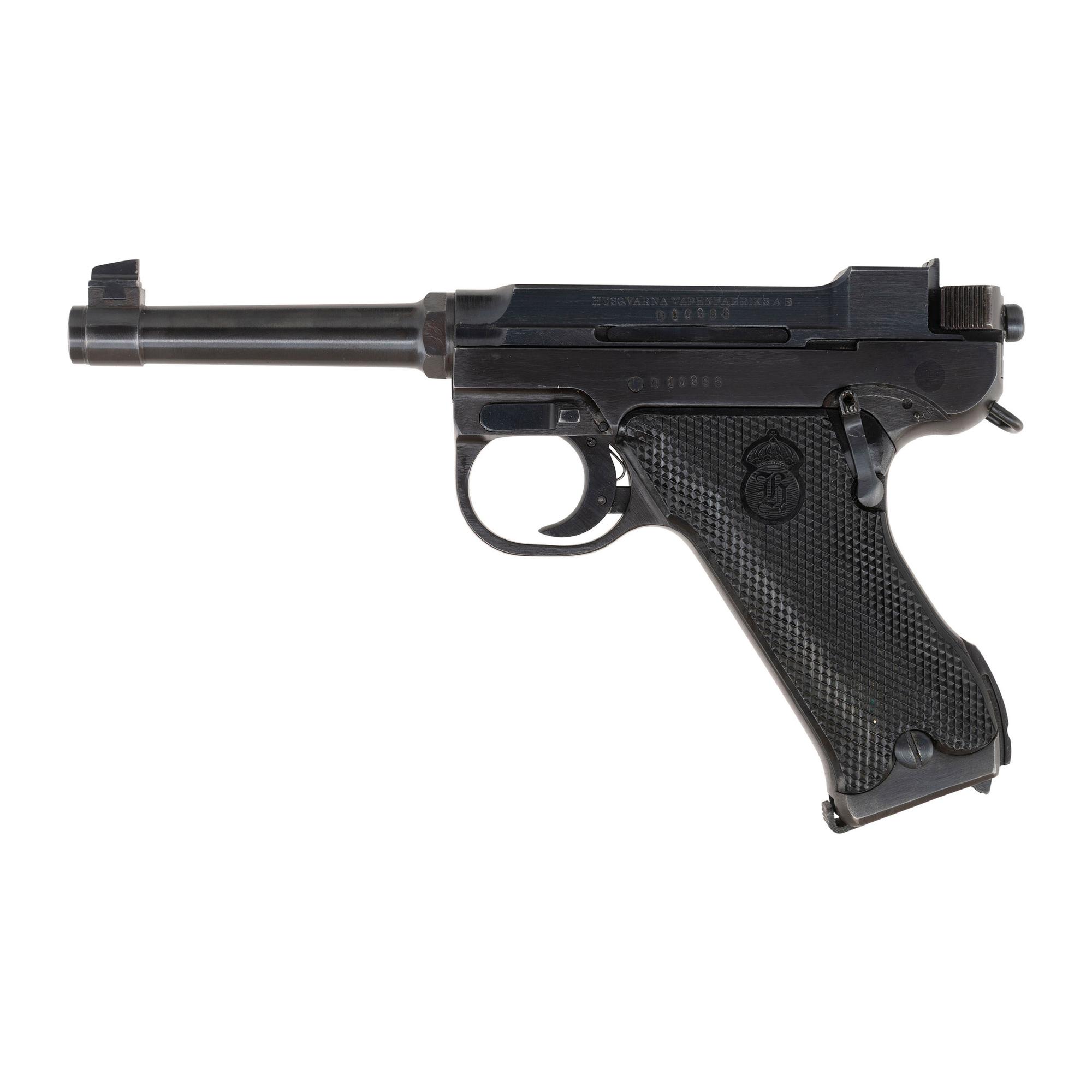 **Husqvarna Swedish Model 40 Lahti Pistol