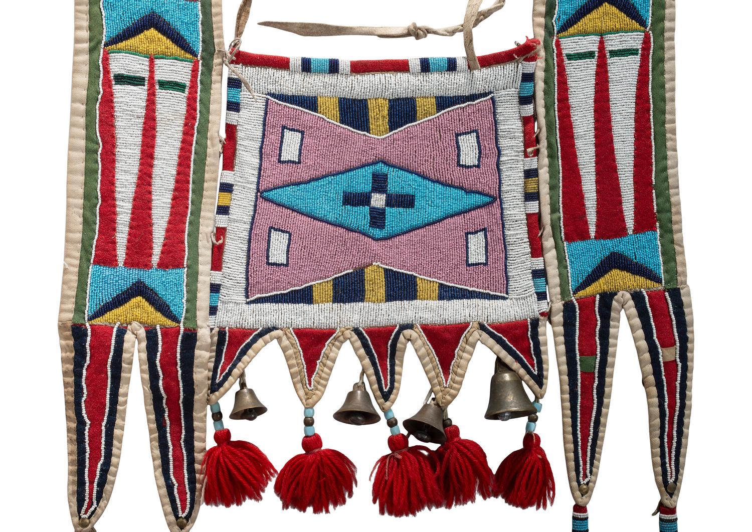 Apsáalooke Beaded Hide Martingale