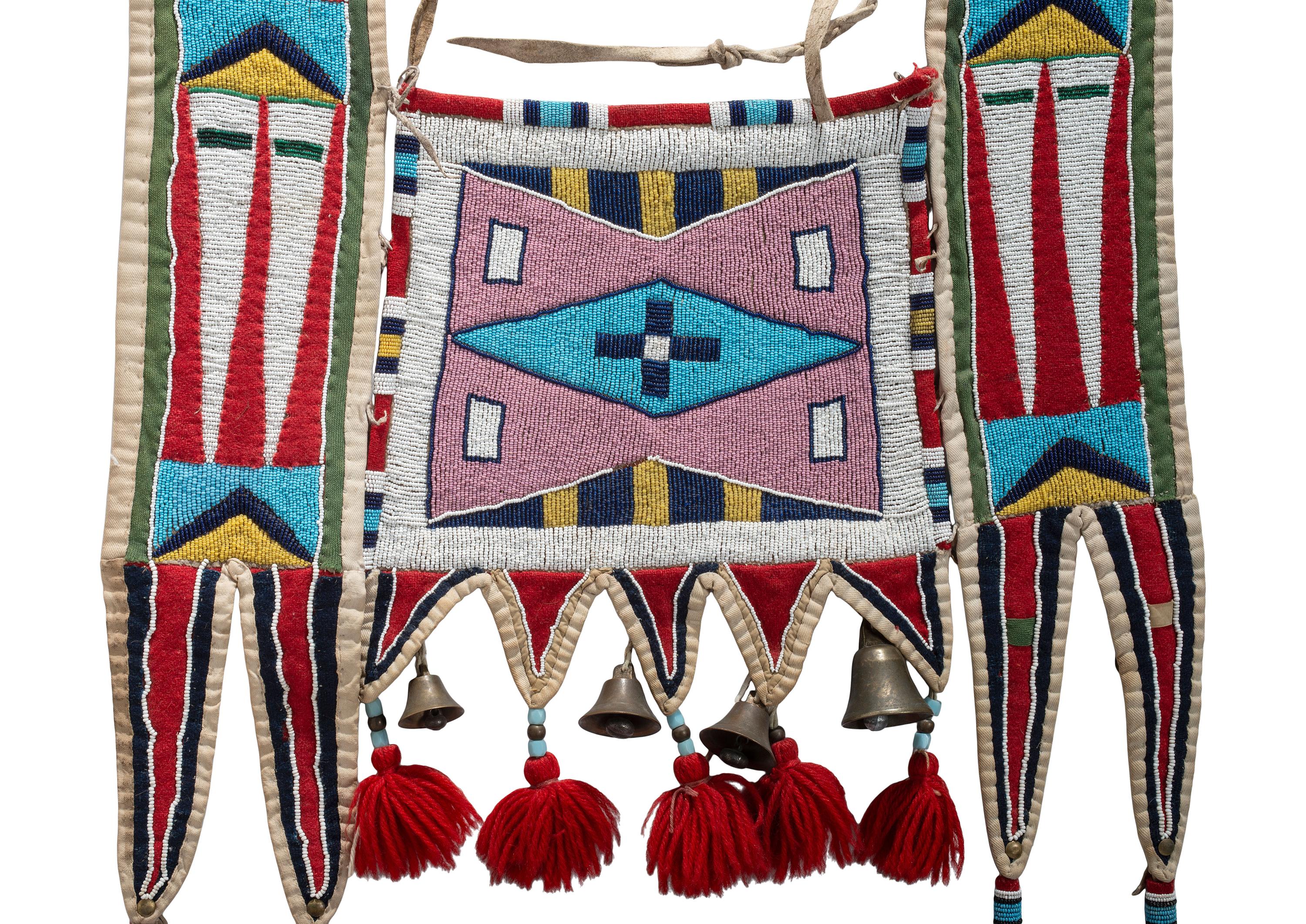 Apsáalooke Beaded Hide Martingale