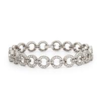 DIAMOND AND WHITE GOLD BRACELET