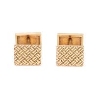 VAN CLEEF & ARPELS, YELLOW GOLD CUFFLINKS