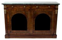 A Continental Neoclassical Style Console Cabinet Height 37 x width 55 x depth 16 1/2 inches. — 19TH CENTURY
