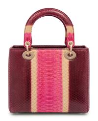 Christian Dior Multicolored Python Small Lady Dior Bag, 2012