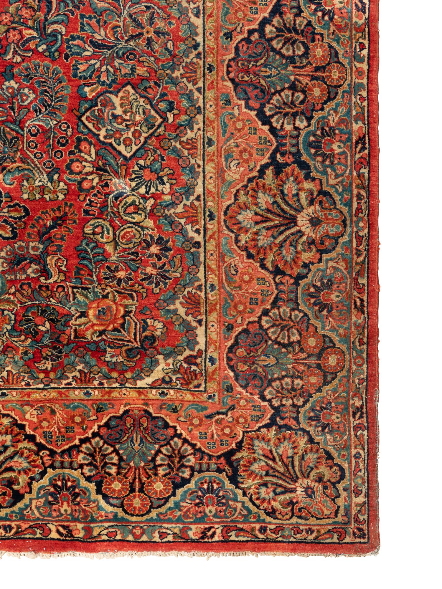 A Sarouk Wool Rug