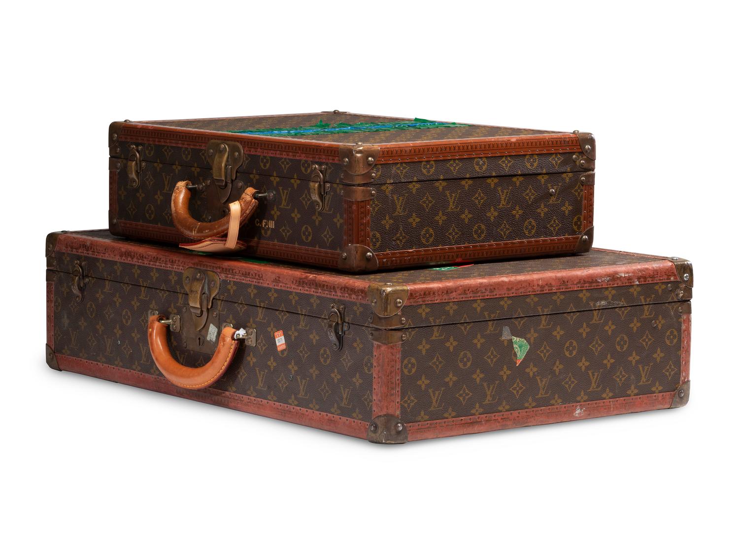 Two Louis Vuitton Suitcases