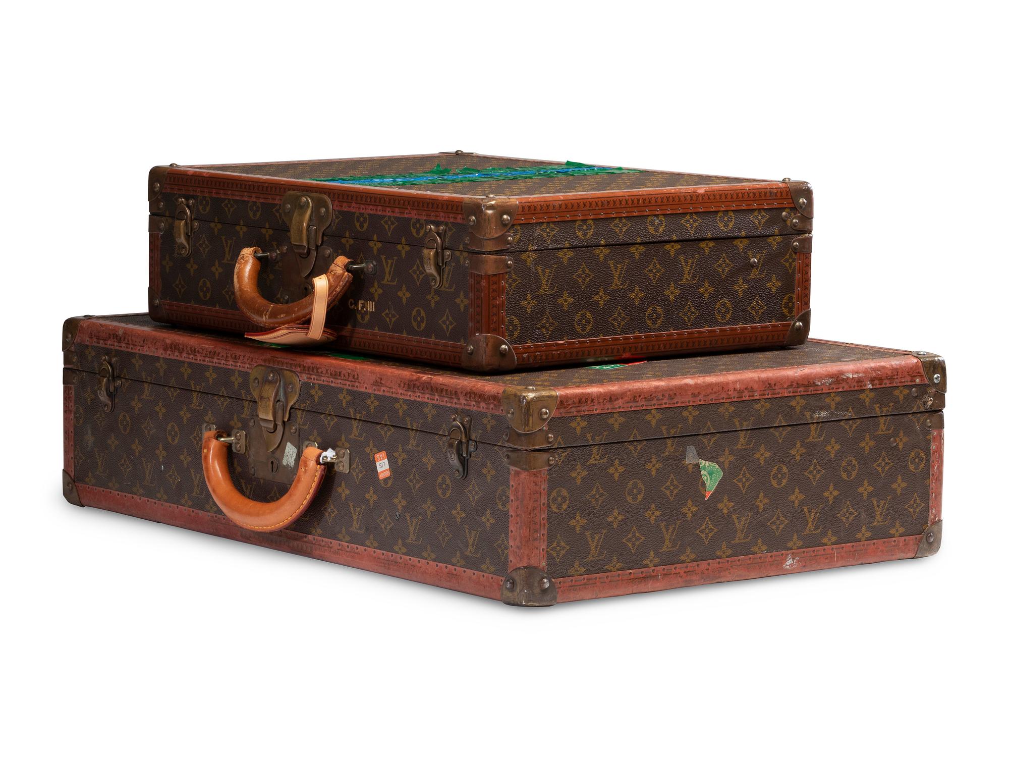 Two Louis Vuitton Suitcases