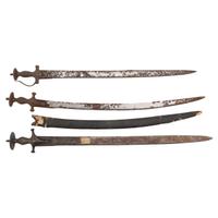Lot of 3 Indo-Persian Talwar Swords