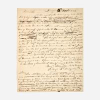 [American Revolution] Tallmadge, Benjamin Autograph Document, signed