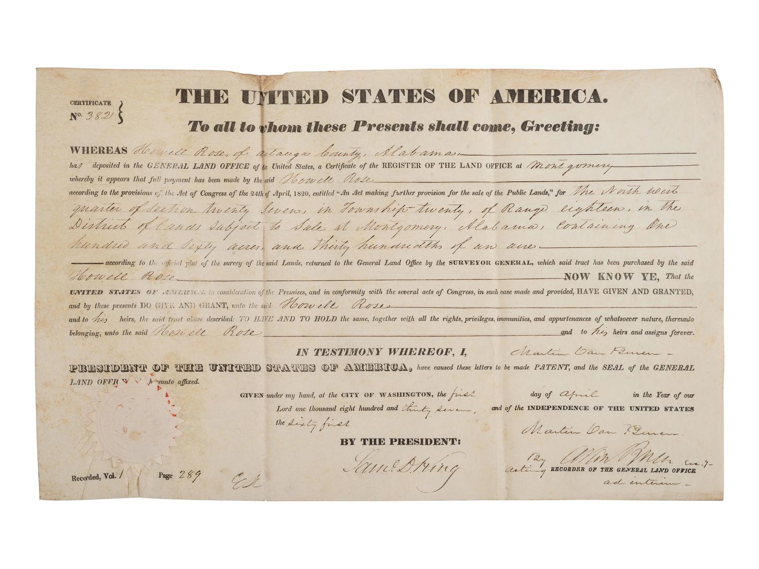 [AUTOGRAPHS]. Signatures of 19th-century American military and political figures.