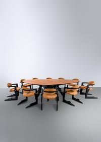 Seven Days of the Week Dining Table and Ten Chairs, 1997
