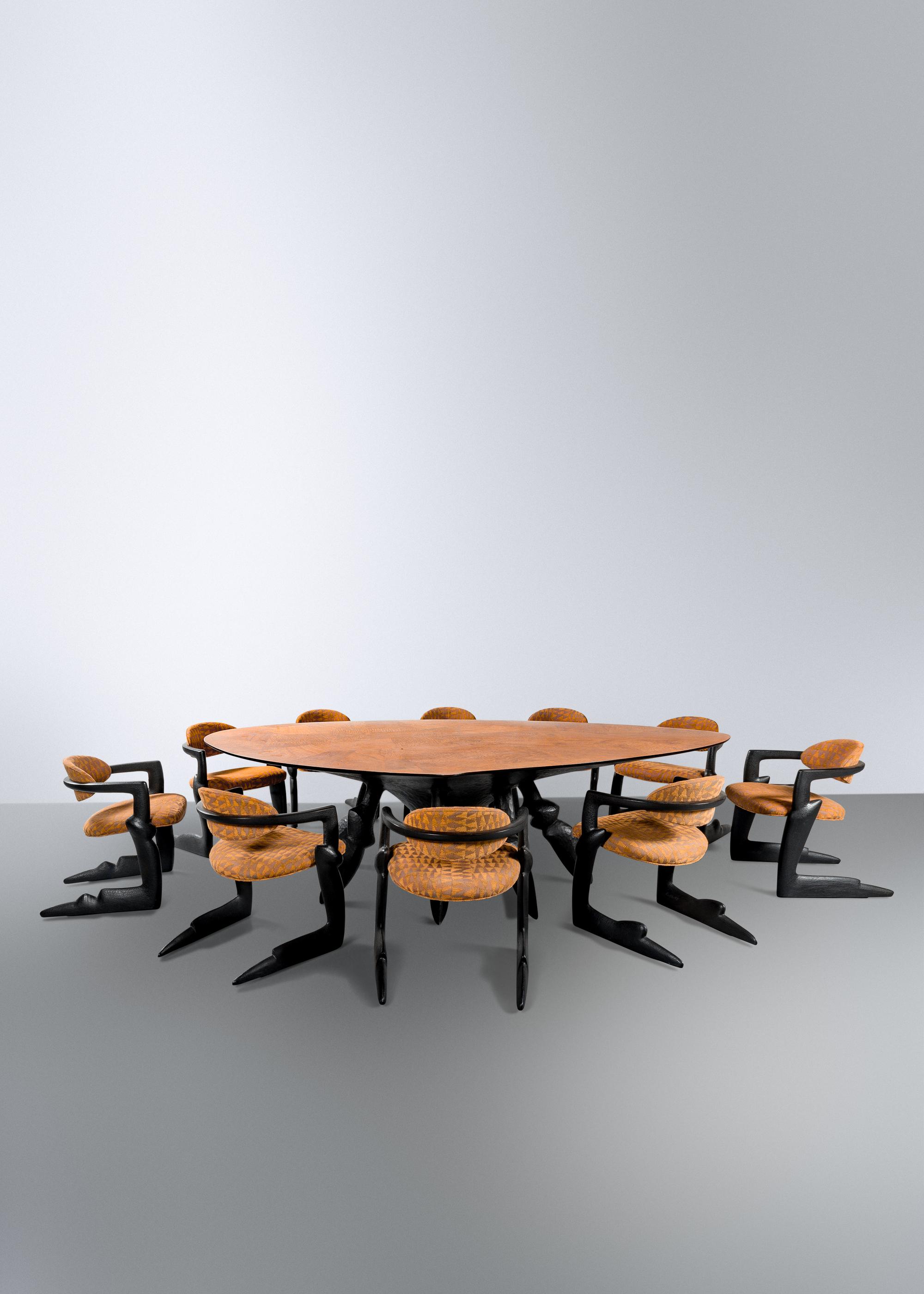 Seven Days of the Week Dining Table and Ten Chairs, 1997