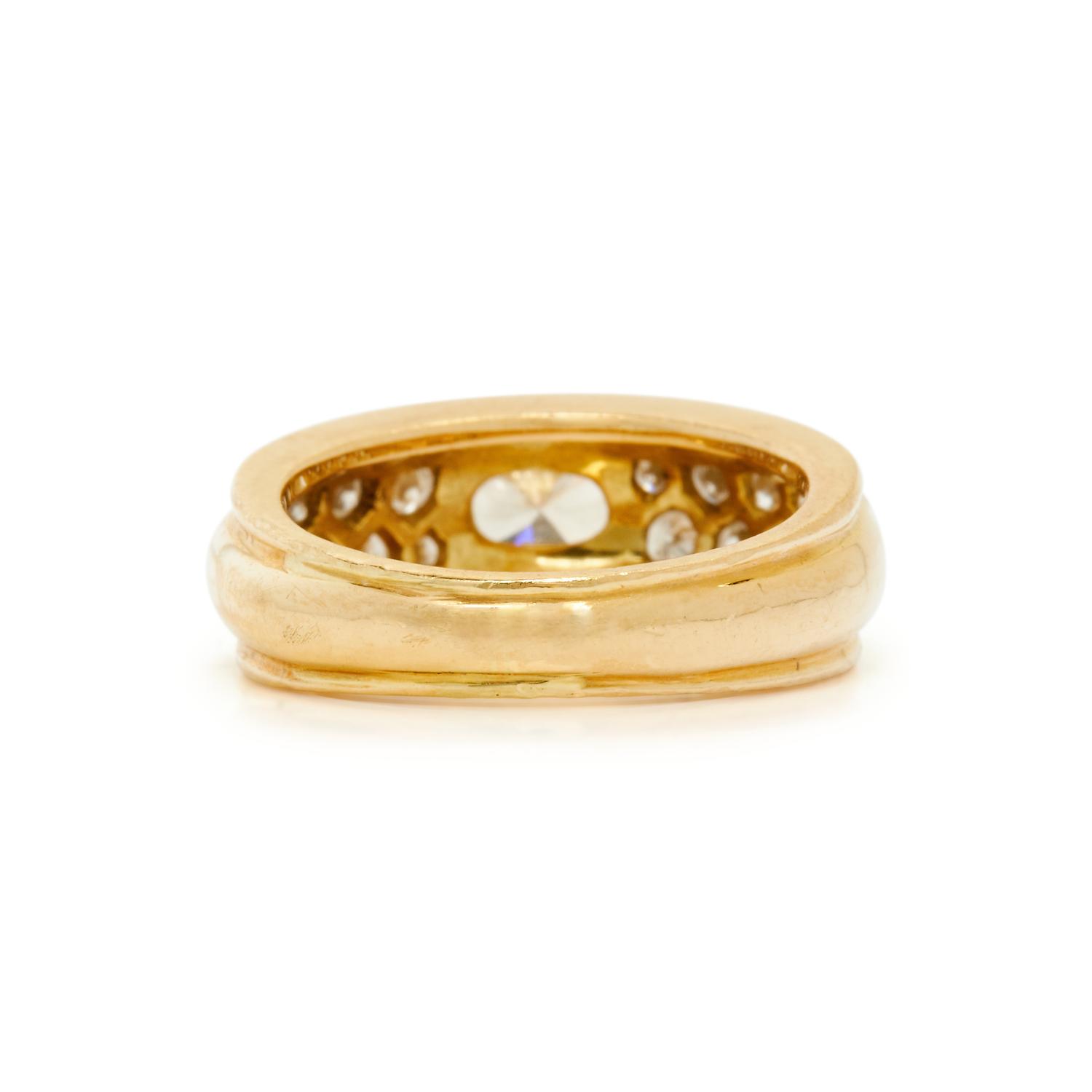 BOUCHERON, YELLOW GOLD AND DIAMOND RING