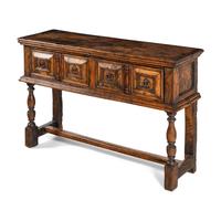 A Charles II Oak Sideboard