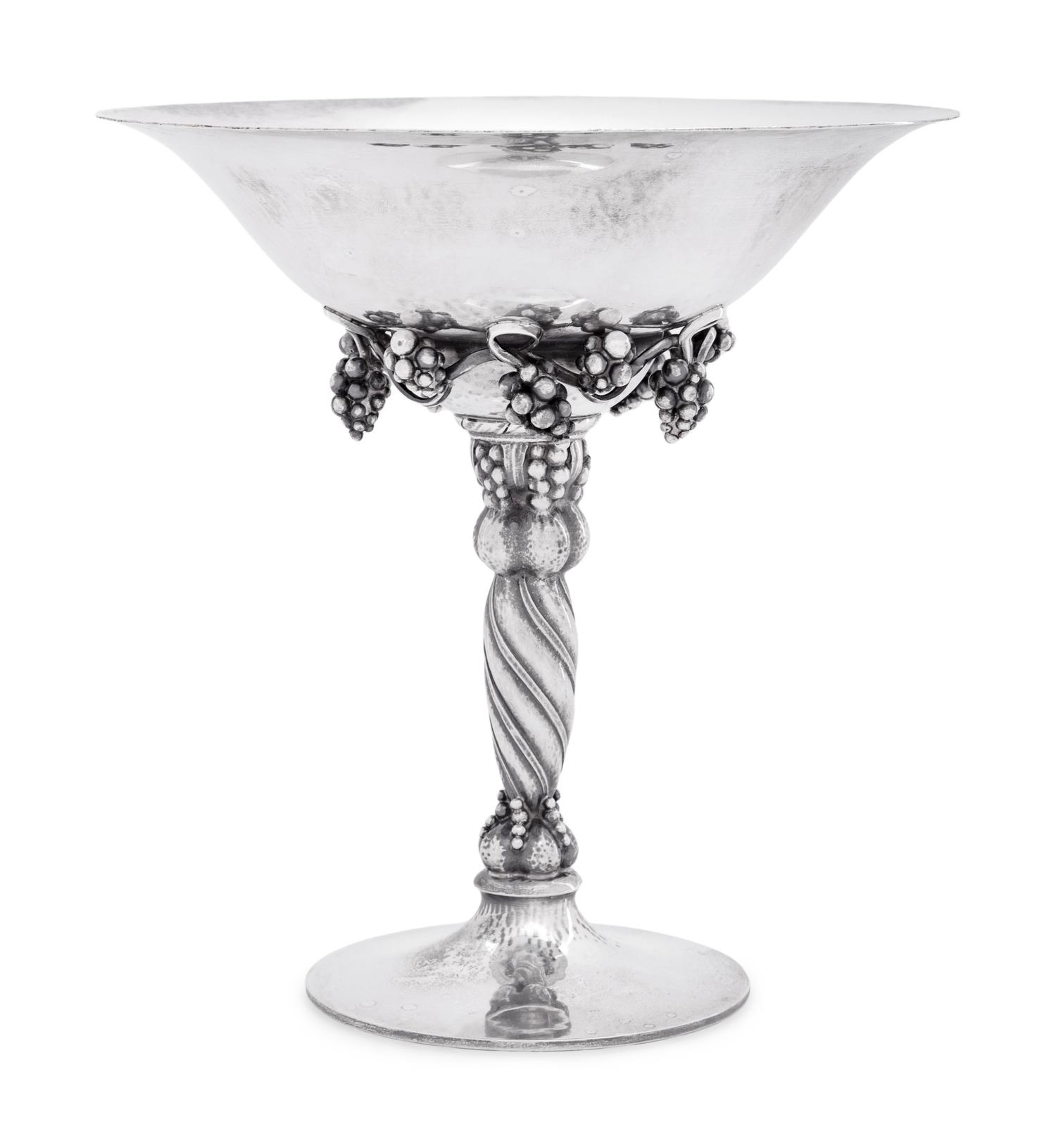 A Georg Jensen Silver Compote