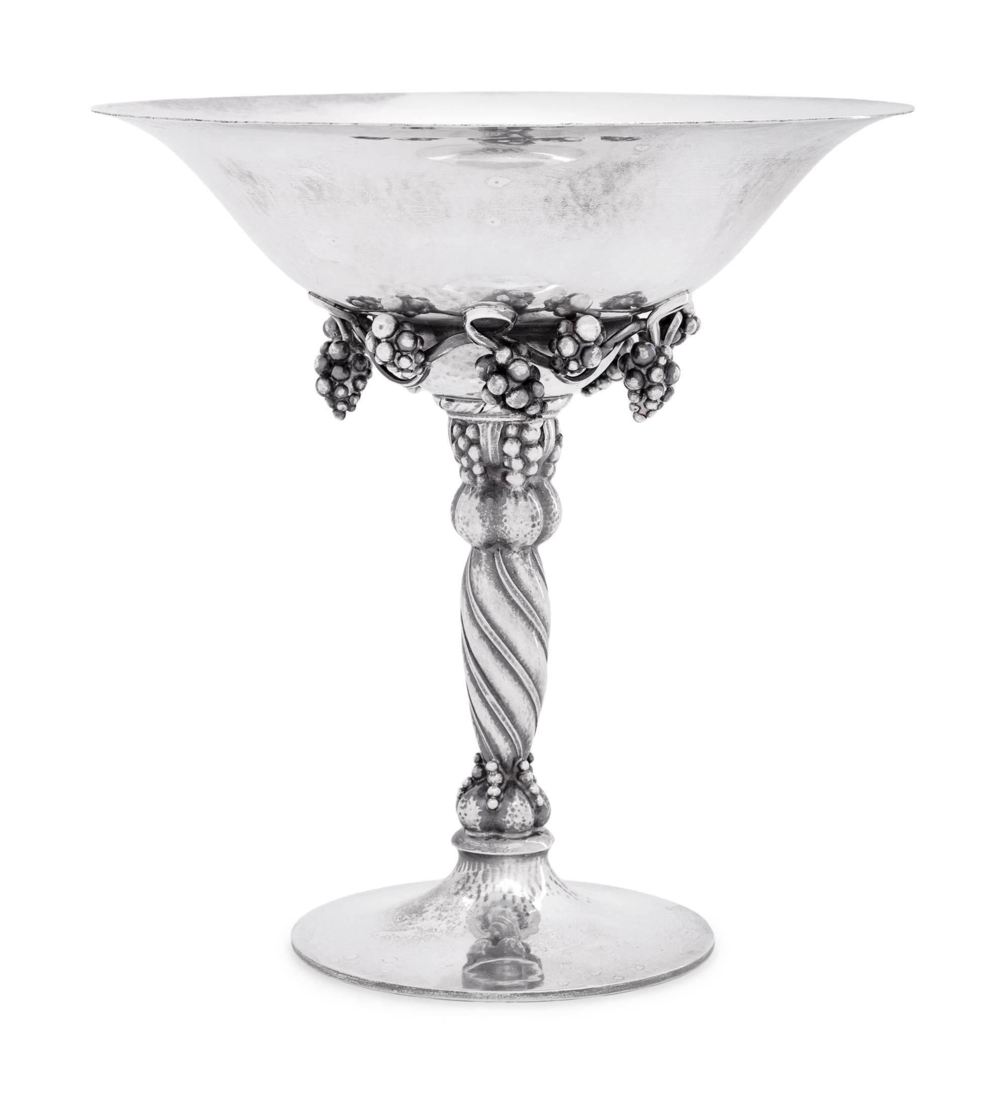 A Georg Jensen Silver Compote
