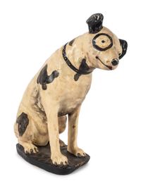 An RCA 'Nipper' Chalkware Advertising Figure