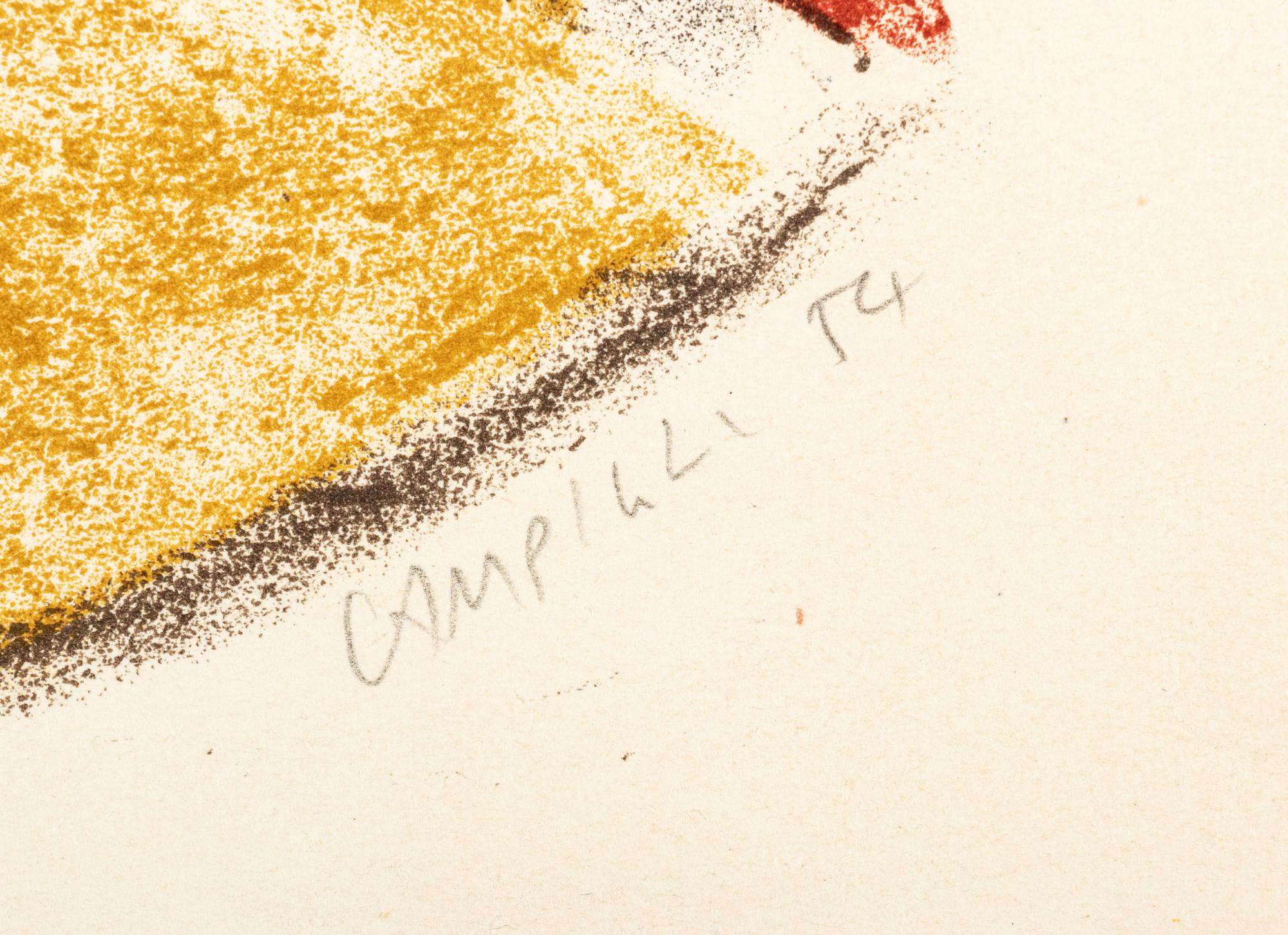 A Group of Three Prints by Óscar Domínguez, Franco Gentilini, and Massimo Campigli