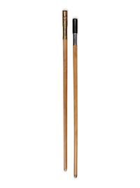 Two English Metal Mounted Otis King Pocket Calculator System Walking Sticks