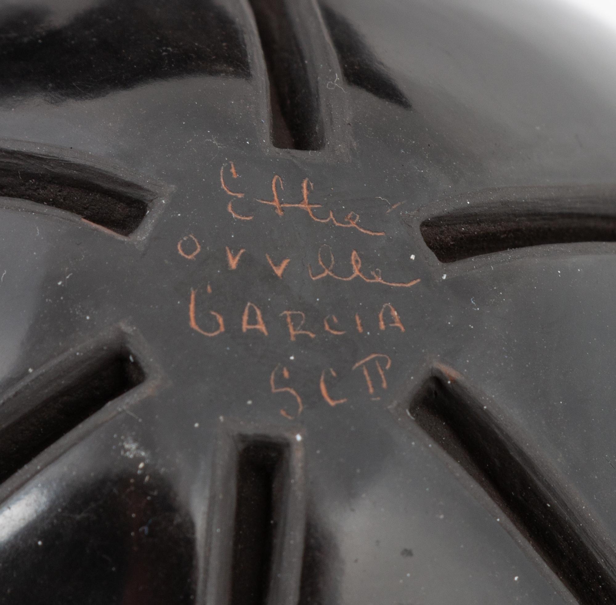 Deeply Carved Blackware Jars