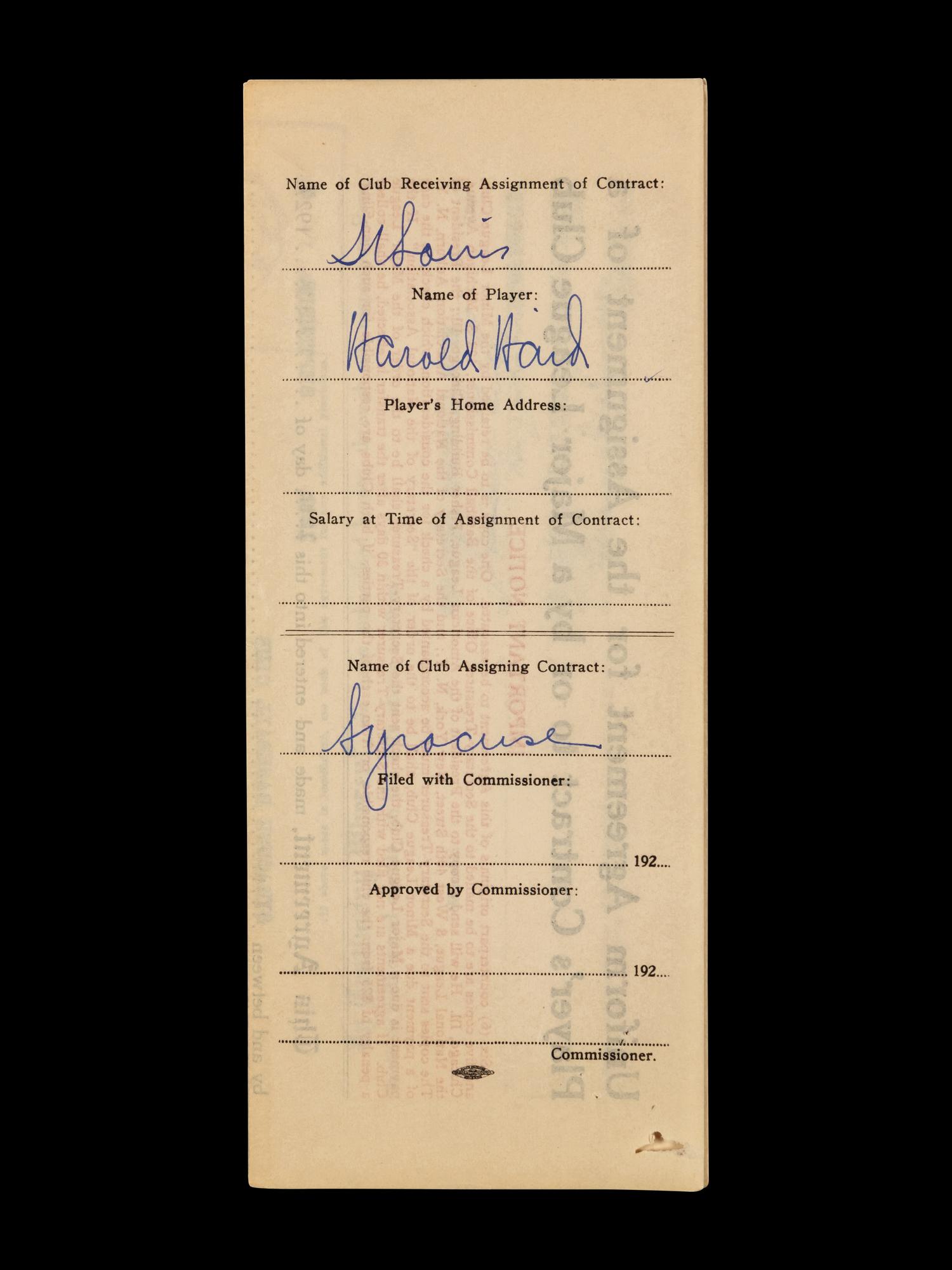 A Group of 15 1920s-30s St. Louis Cardinals Contract Agreements All Signed by Branch Rickey