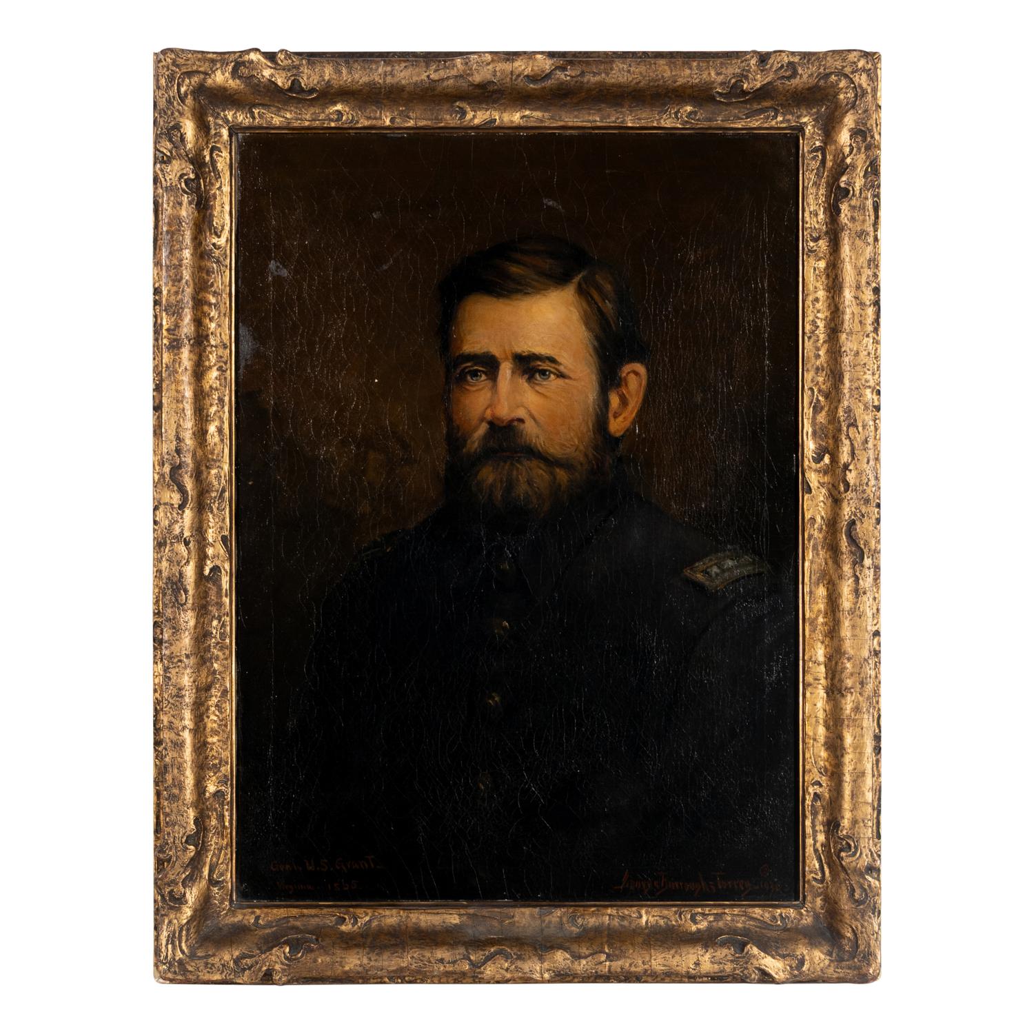 George Burroughs Torrey (1863-1942) Oil Portrait of Ulysses S. Grant (1930)