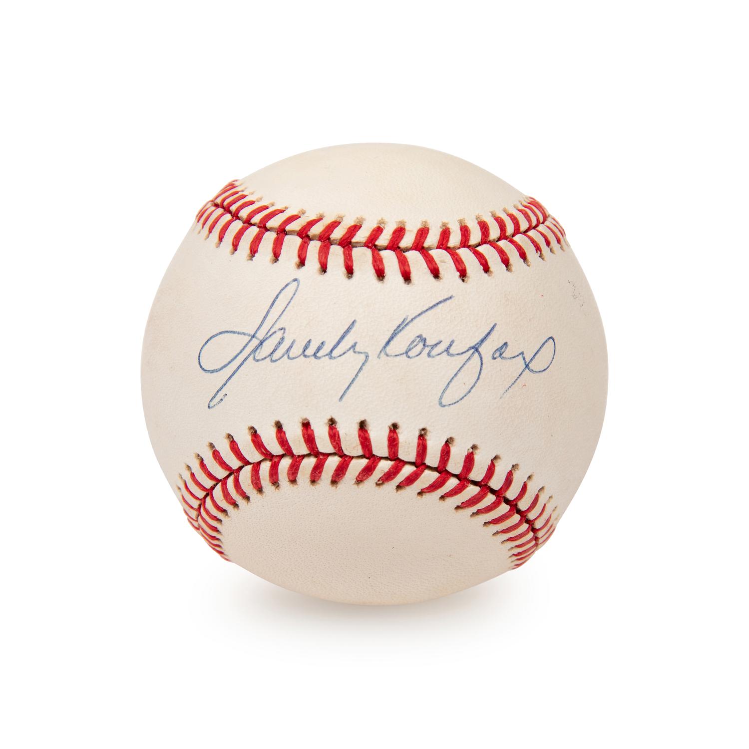 A Sandy Koufax Single Signed Autograph Baseball (JSA)
