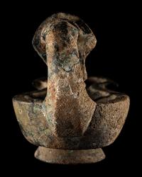 A Roman Bronze Oil Lamp