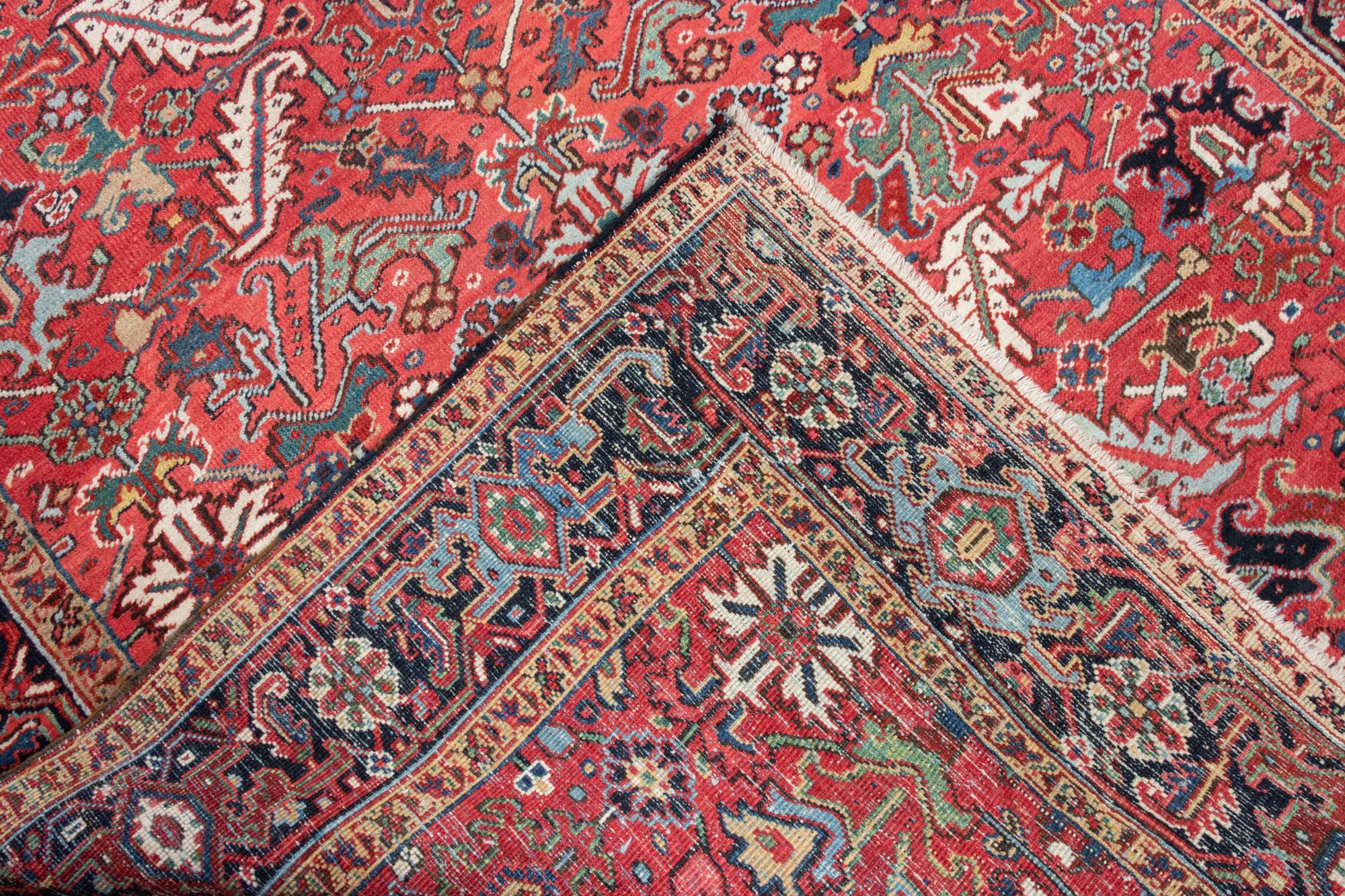 A Heriz Wool Rug