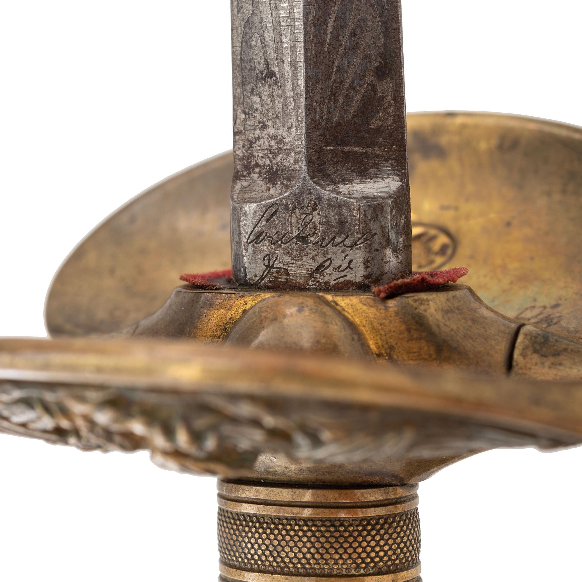 Published Schuyler, Hartley & Graham Model 1860 Staff & Field Officers' Sword taken from Confederate Spy Col. W.O. Williams in Franklin, TN and Inscribed to Henry Newcomer