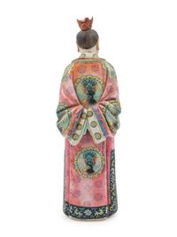 A Chinese Famille Rose Porcelain Figure of Jia Baoyu