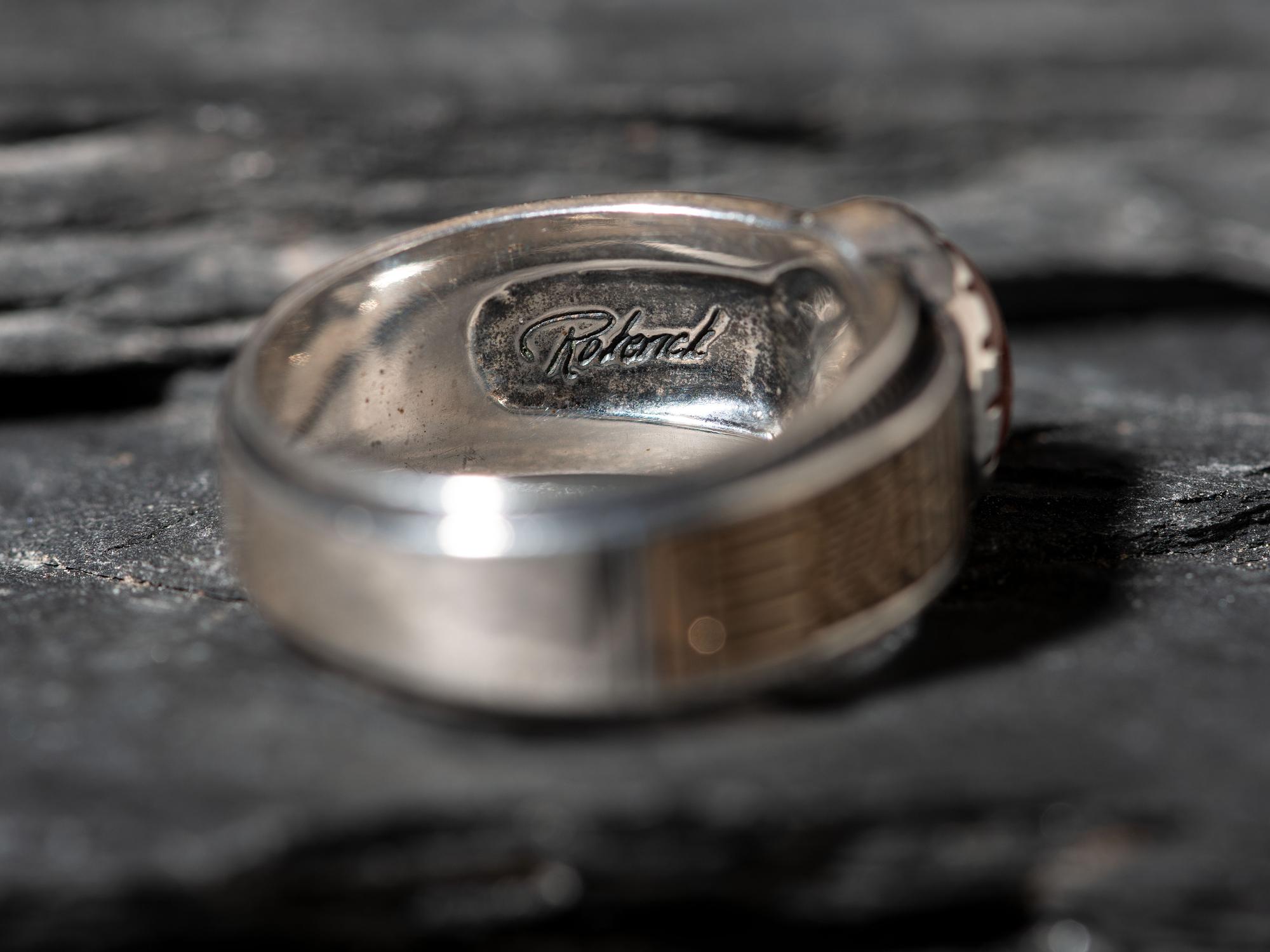 Sterling Silver and 14K Gold Ring