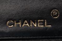 Chanel Small Flap Bag in Navy Lizard, 1986-88