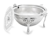 A Victorian Silver Covered Butter Dish