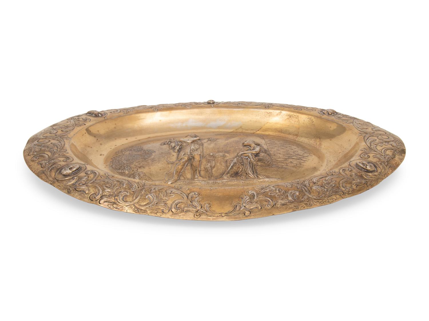 A George III Silver-Gilt Sideboard Dish