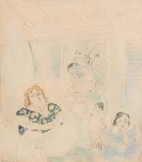 Jules Pascin, (Bulgarian, 1885-1930), Meditation